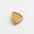 TN691 Topo Triangular Pedra Synthetic Titânio PVD Gold - Imagem 2