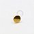 TN96 Topo Chapeado Redondo Push Pin Titânio PVD Gold - Imagem 1
