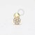 OR45 Microbell Mini Circulo Cravejado Ouro 18K (0,30g) - Imagem 1