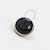 TN1037 Topo Microdermal Pedra Agata Black Titânio - Imagem 1