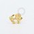 PVD107 Labret Âncora Aço PVD Gold - Imagem 1