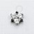TN1055 Topo Trinity Com CZ Cristal E Black Titânio ASTM F-136 - Imagem 1