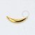 TN1058 Topo Sorriso Liso Modelo 2 Titânio PVD Gold - Imagem 1