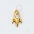 TN1060 Topo Foguete Titânio PVD Gold - Imagem 1