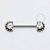 TN1040 Nipple Indiano Push Pin Unilateral Titânio ASTM F136 - Imagem 1