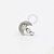 TN889 Topo Push Pin Lua Minguante Com Pontos De Luz - Imagem 1
