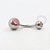 BZ09 Navel Piercing CZ Laranja Aço 316L - Imagem 1