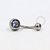 BZ04 Navel Piercing  CZ Tanzanite Aço 316L - Imagem 1