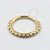 OR62 Segmento Cravejado Delicado 9mm Ouro 18K (9mm 0,63g) - Imagem 1