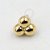 OR78 Topo Micro Trinity Esferas Ouro 18K (0,14g) - Imagem 1