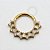 TN1099 Segmento Delicado Zircônias Titânio PVD Gold (OUTLET) - Imagem 1