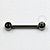 TN1123 Nipple Onix Push Pin Unilateral Titânio ASTM F136 - Imagem 1