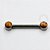TN1124 Nipple Olho De Tigre Push Pin Unilateral Titânio ASTM F136 - Imagem 1