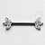 TN1125 Nipple 3 Navetes Push Pin Unilateral Titânio ASTM F136 - Imagem 1
