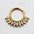 TN1127 Segmento Navetes Cristal / Opala Titânio PVD Gold (OUTLET) - Imagem 1