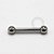 TN1137 Alargador Barbell Reto Titânio ASTM F-136 - Imagem 1