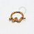 TN1139 Segmento Cobra Titânio PVD Gold - Imagem 1