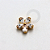 TN1159 Topo Flor Margarida Titânio PVD Gold - Imagem 1