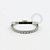 TN350 Segmento Duplo 1 Linha Cravejada  Titânio  (OUTLET) - Imagem 1
