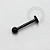 TN1185 Labret Titânio PVD Black - Imagem 1