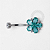 TN1299 Navel Flor Margarida Titânio ASTM F-136 - Imagem 3