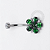 TN1299 Navel Flor Margarida Titânio ASTM F-136 - Imagem 2