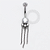 TN1326 Navel Esferas E Correntes Titânio ASTM F-136 - Imagem 1