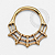 TN1370 Segmento Teia De Aranha Titânio PVD Gold - Imagem 1
