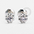PR37 Brinco Flor Com Zircônia Cristal Prata 925 - Imagem 1