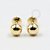 OR56 Brinco Esfera Tarraxa Baby Ouro 18K - Imagem 1