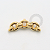 TN1479 Topo Design de Corrente Titânio PVD Gold - Imagem 1
