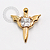 TN1504 Topo  Espada de Godric Gryffindor Titânio PVD Gold - Imagem 1
