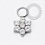TN1547 Pingente Flor CZ Titânio ASTM F136 - Imagem 1