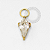 TN1560 Pingente Losango CZ Titânio PVD Gold - Imagem 1