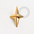 TN1607 Topo Estrela Vortex Titânio PVD Gold - Imagem 1