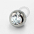 TN1610 Topo Esfera Zircônia 1.6mm Titânio ASTM F-136 - Imagem 1
