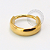 TN1618 Segmento Abaulado Titânio PVD Gold - Imagem 1