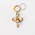 TN1691 Pingente Trevo Cristal Titânio PVD Gold - Imagem 1