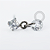 TN1709 Topo Zirconia Pingente Cristal Push Pin Titânio ASTM F-136 - Imagem 1