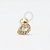 OR44 Microbell Gota Cravejada Vazada  Ouro 18K ( 0,35g) - Imagem 1