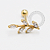 OR100 Microbell 5 Pétalas Ouro 18K - Imagem 1