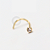 OR04 Nostril Anzol Zircônia Ouro 18k - Imagem 1