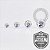 TT40 Topo CZ Boreal Prong Flat Rosca Interna Titânio Mill ® - Imagem 2