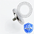 TT43 Topo Disco Chapa Flat Rosca Titânio Mill® - Imagem 2