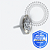 TT45 Topo CZ Navete Push Pin Titânio Mill® - Imagem 1