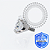 TT46 Topo Zirconia Cristal Prong Set Rosca  Titânio Mill ® - Imagem 2