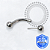 TT55 Microbell Curvo Push Pin  Titânio Mill ® - Imagem 1