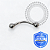 TT55 Microbell Curvo Push Pin  Titânio Mill ® - Imagem 2