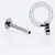 PB142 Labret Trinity  Flat Zirconias Aço 316L - Imagem 2