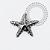 TN2156 Topo Estrela do Mar Push Pin Titânio ASTM F136 - Imagem 1